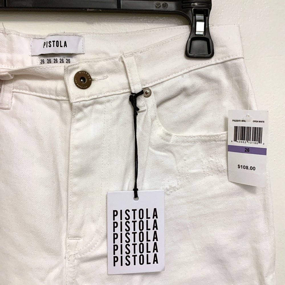 Pistola white Presley girlfriend jeans, 26
